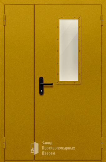 Фото двери «Полуторная со стеклом №25» в Аперелевке