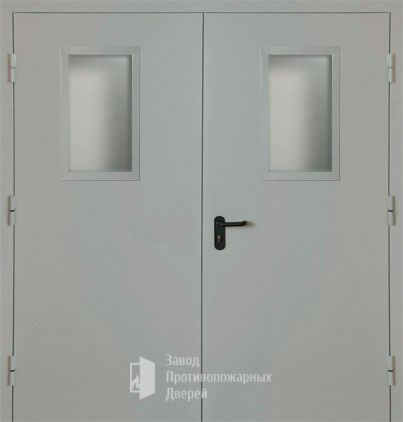 Фото двери «Двупольная со стеклом EI-30» в Аперелевке