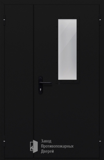 Фото двери «Полуторная со стеклом №24» в Аперелевке