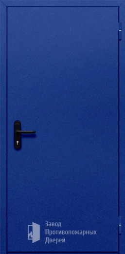 Фото двери «Однопольная глухая (синяя)» в Аперелевке