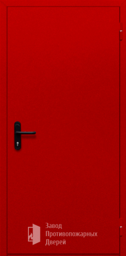 Фото двери «Однопольная глухая (красная)» в Аперелевке