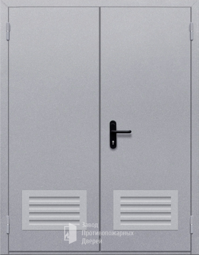 Фото двери «Двупольная с решеткой» в Аперелевке