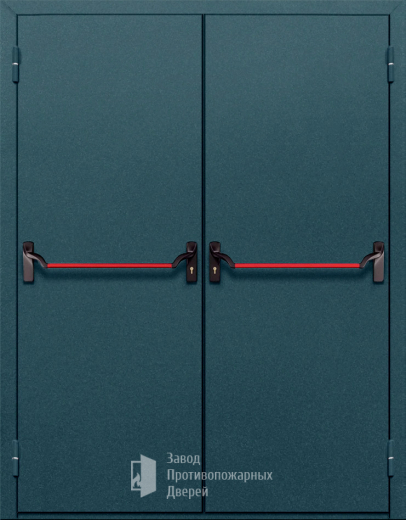 Фото двери «Двупольная глухая с антипаникой №17» в Аперелевке