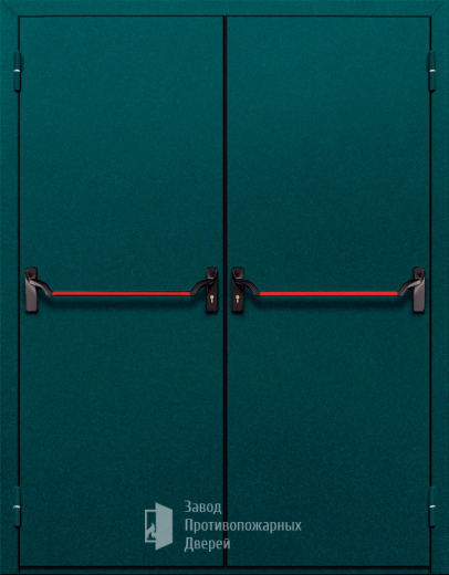 Фото двери «Двупольная глухая с антипаникой №16» в Аперелевке