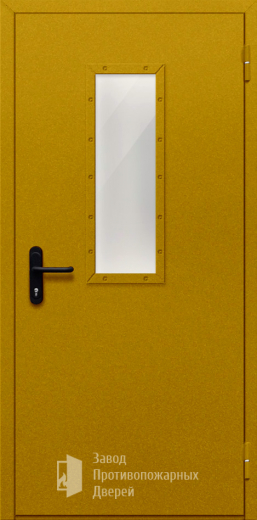 Фото двери «Однопольная со стеклом №55» в Аперелевке