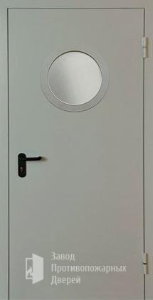Фото двери «Однопольная с круглым стеклом EI-30» в Аперелевке