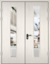 Фото двери «МДФ двупольная со стеклом №22» в Аперелевке