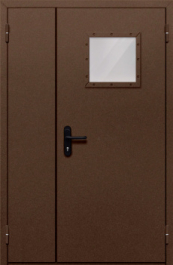 Фото двери «Полуторная со стеклом №88» в Аперелевке