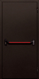 Фото двери «Однопольная глухая с антипаникой №410» в Аперелевке