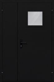 Фото двери «Полуторная со стеклом №84» в Аперелевке