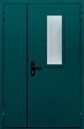 Фото двери «Полуторная со стеклом №26» в Аперелевке