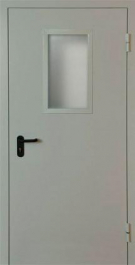 Фото двери «Однопольная со стеклопакетом EI-30» в Аперелевке