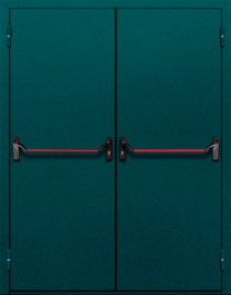 Фото двери «Двупольная глухая с антипаникой №16» в Аперелевке