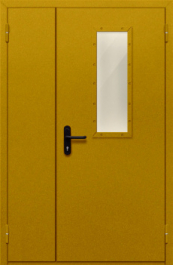 Фото двери «Полуторная со стеклом №25» в Аперелевке