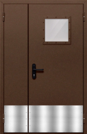 Фото двери «Полуторная с отбойником №35» в Аперелевке