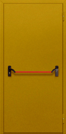 Фото двери «Однопольная глухая с антипаникой №45» в Аперелевке